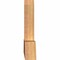 Ekena Millwork Portland Smooth Timber Gable Bracket, Western Red Cedar, 60"W x 20"H x 3 1/2"D x 5 1/2"F, 8/12 Pitch GBW060X20X0406POR00SWR - alternate 4